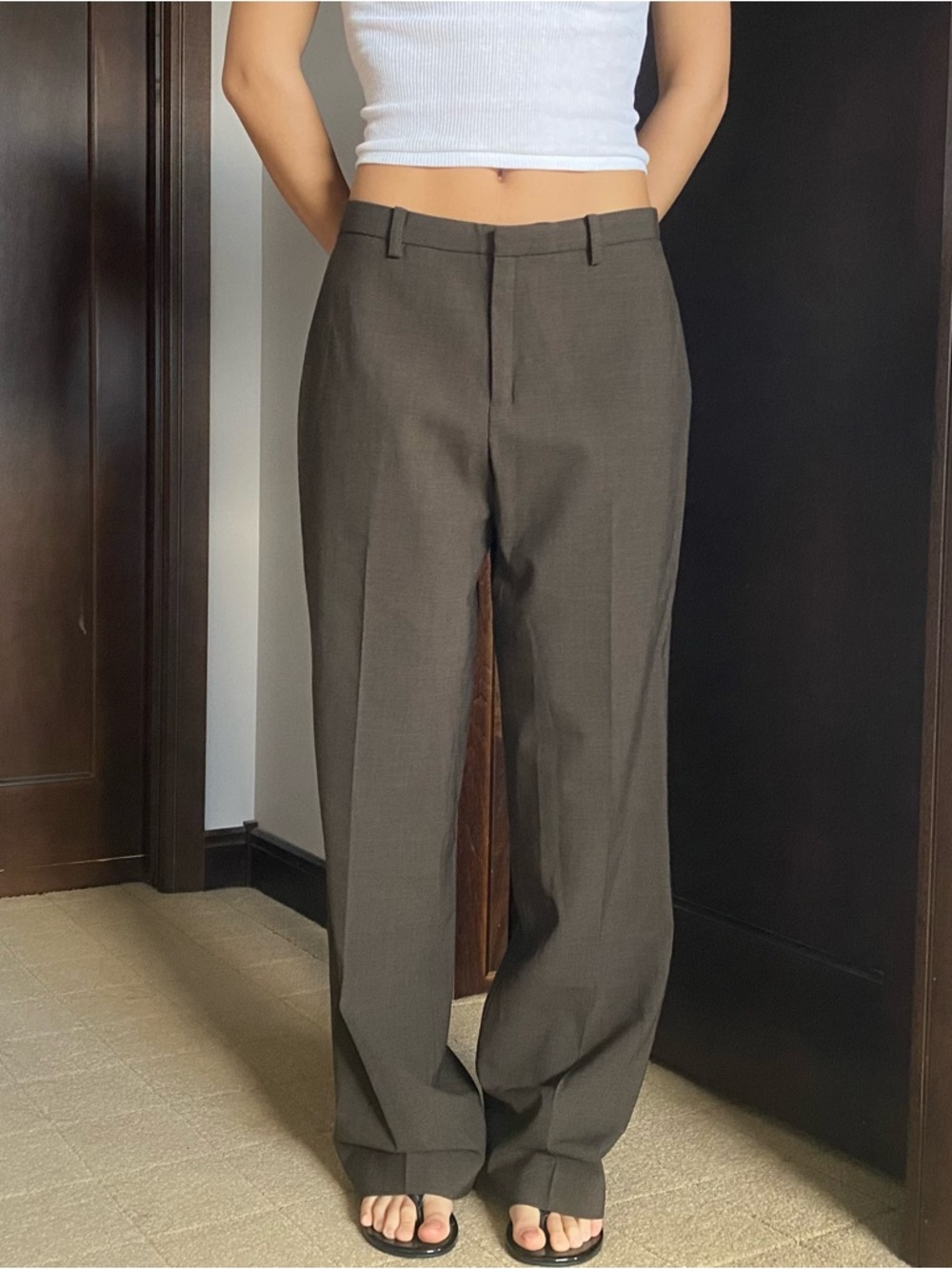 Vintage Gap brown slouchy trousers